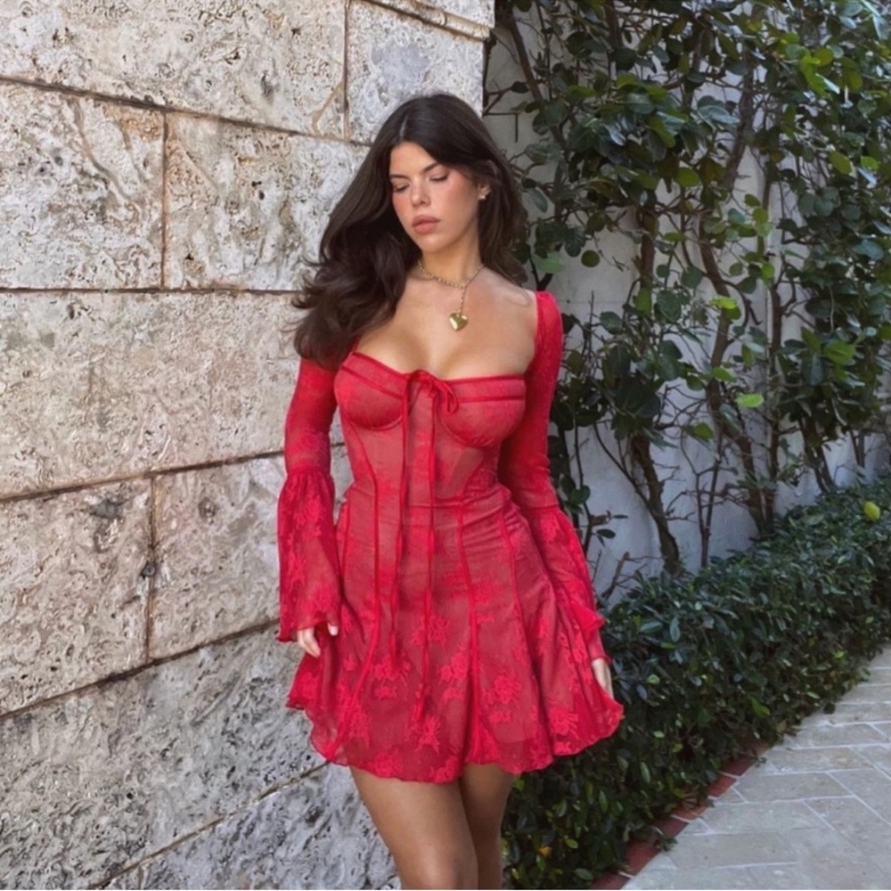 House of CB Analissa Lace Corset Dress